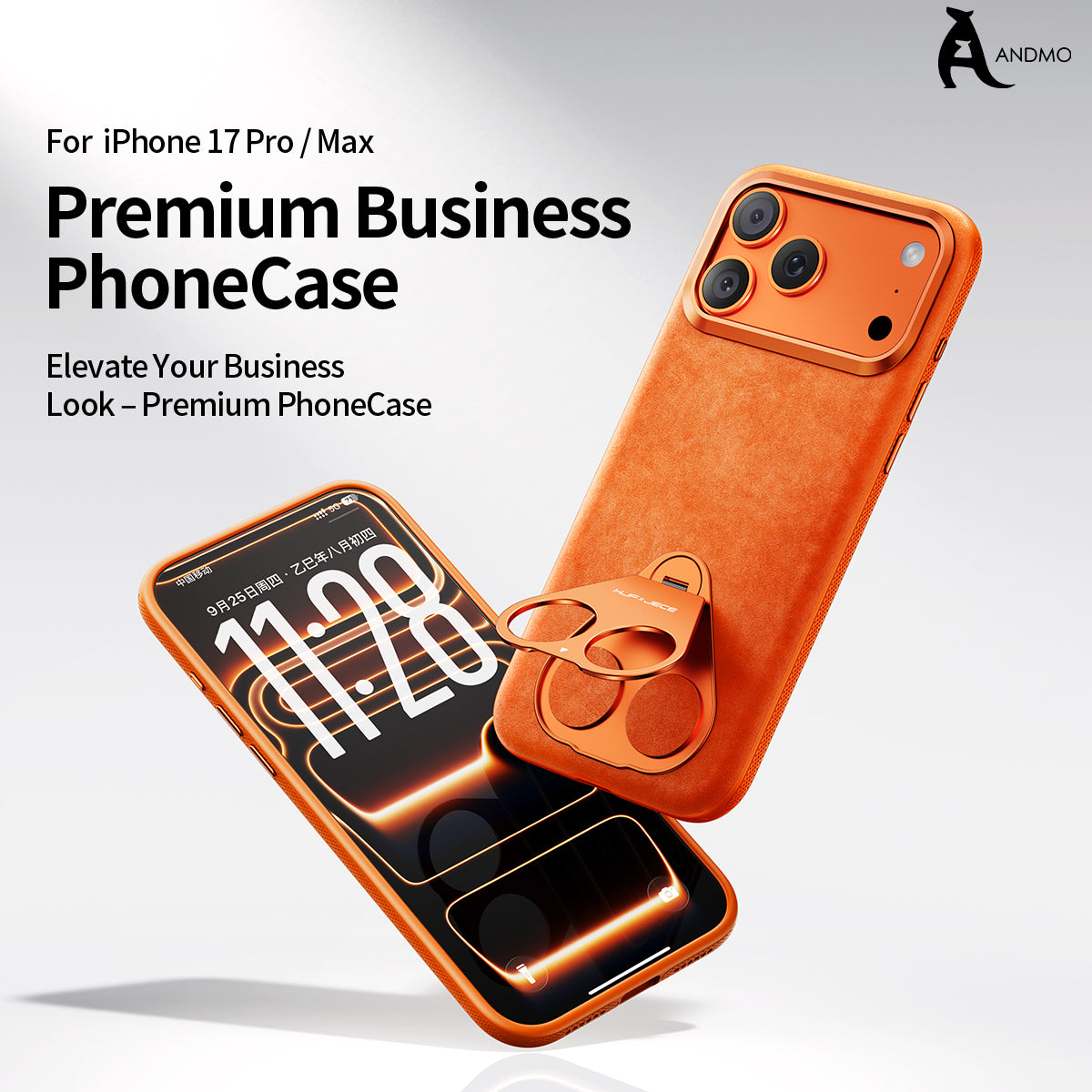 iPhone  O'Dell Leather-Feel Back Cover with Dual Rings
